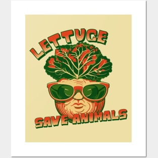 Lettuce Save Animals Posters and Art